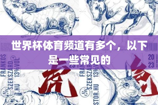 世界杯体育频道有多个，以下是一些常见的金炬实业股份有限公司