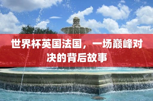 世界杯英国法国，一场巅峰对决的背后故事