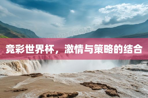 竞彩世界杯，激情与策略的结合