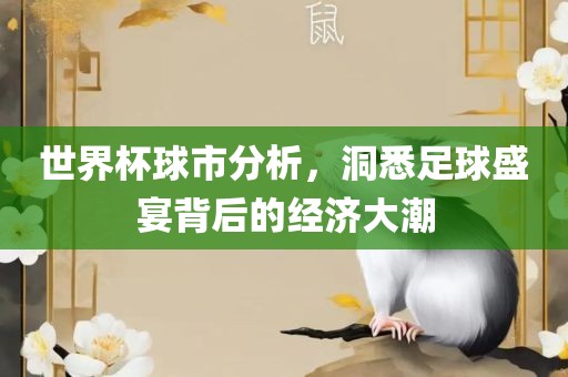 世界杯球市分析，洞悉足球盛宴背后的经济大潮金炬实业股份有限公司