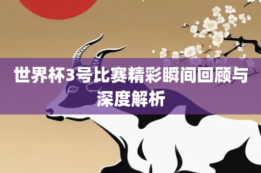 世界杯3号比赛精彩瞬间回顾与深度解析金炬实业股份有限公司