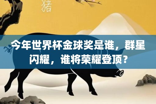 今年世界杯金球奖是谁，群星闪耀，谁将荣耀登顶？
