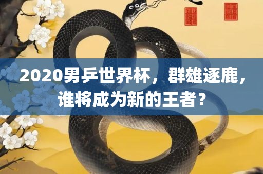 2020男乒世界杯，群雄逐鹿，谁将成为新的王者？