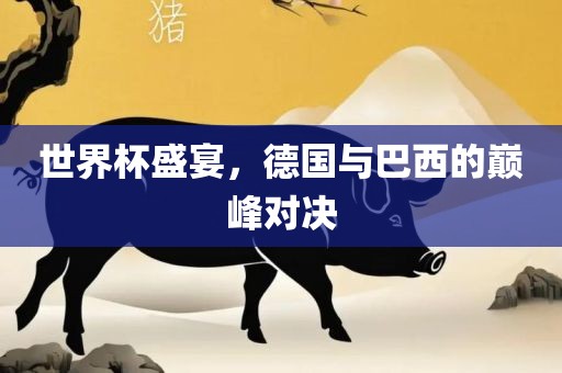 世界杯盛宴，德国与巴西的巅峰对决