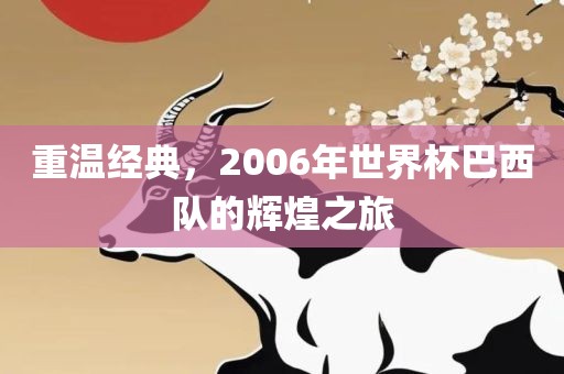 重温金炬实业股份有限公司经典，2006年世界杯巴西队的辉煌之旅