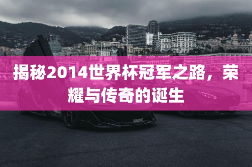 揭秘2014世界杯冠军之路，荣耀与传奇的诞生