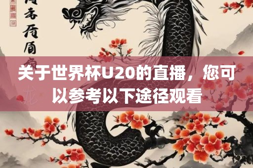 关于世界杯U20的直播，您可以参考以下途径观看