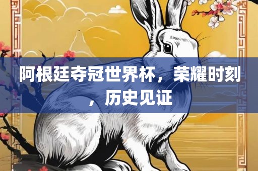 阿根廷夺冠世界杯，荣耀时刻，历史见证