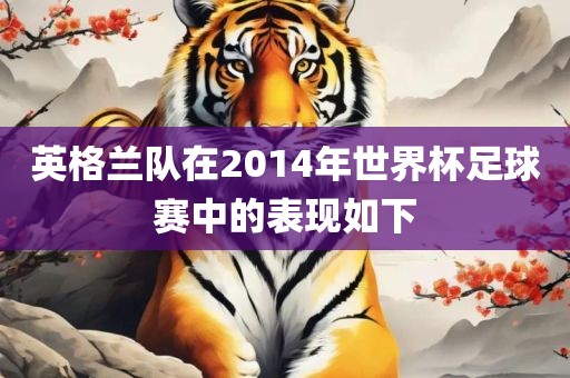 英格兰队在2014年世界杯足球赛中的表现如下