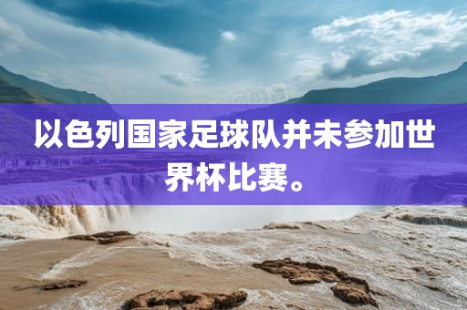 以色列国家足球队并未参加世界杯比赛。