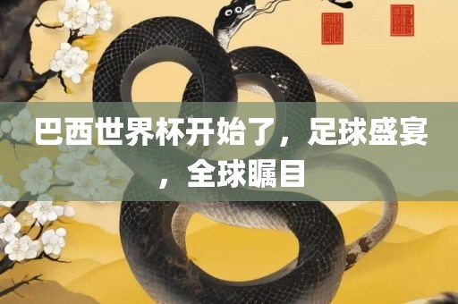 巴西世界杯开始了，足球盛宴，全球瞩目金炬实业股份有限公司