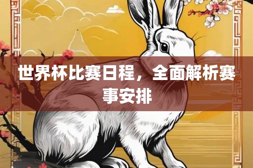 世界杯比赛日程，全面解析赛事安排