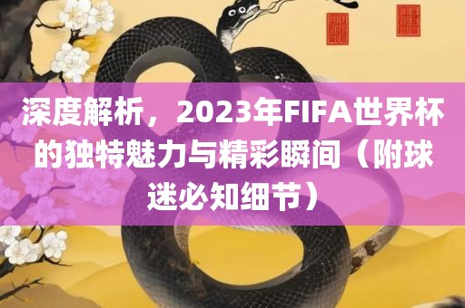 深度解析，2023年FIFA世界杯的独特魅力与精彩瞬间（附球迷必知细节）金炬实业股份有限公司