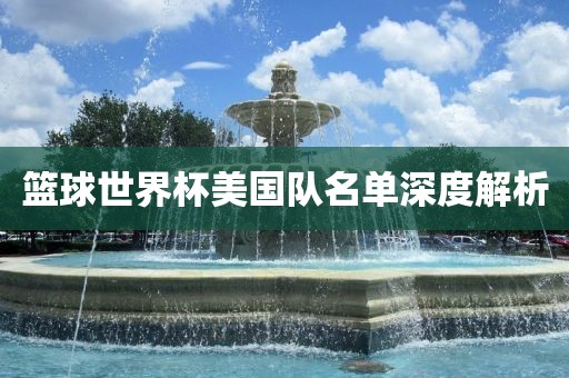 篮球世界杯美国队名单深度解析金炬实业股份有限公司