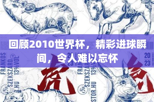 回顾2010世界杯，精彩进球瞬间，令人难以忘怀金炬实业股份有限公司