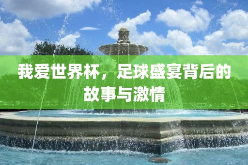 我爱世界杯，足球盛宴背后的故事金炬实业股份有限公司与激情