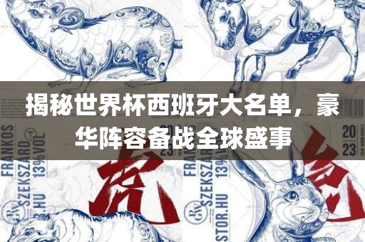 揭秘世界杯西班牙大名单，豪华阵容备战全球盛事