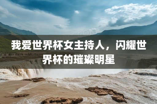 我爱世界杯女主持人，闪耀世界杯的璀璨明星