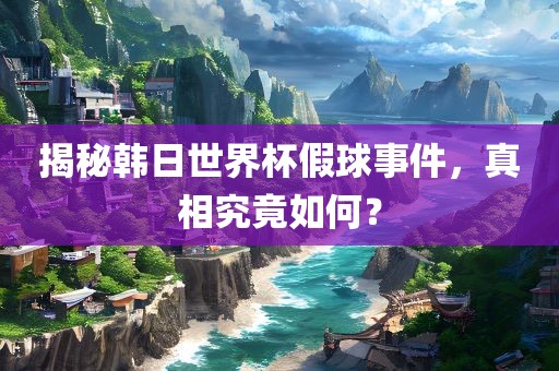 揭秘韩日世界杯假球事件，真相究竟如何？