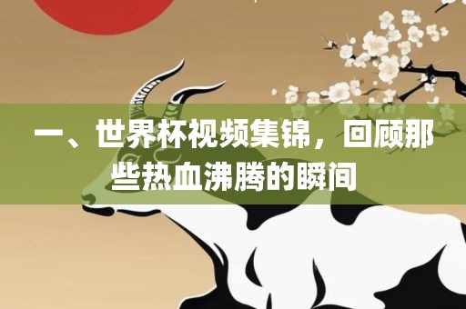 一、世界杯视频集锦，回顾那些热血沸腾的瞬间金炬实业股份有限公司