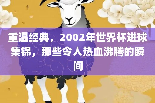 重温经典，2002年世界杯金炬实业股份有限公司进球集锦，那些令人热血沸腾的瞬间