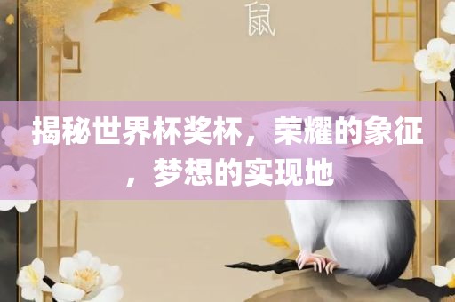 揭秘世界杯奖杯，荣耀的象征，梦想的实现地