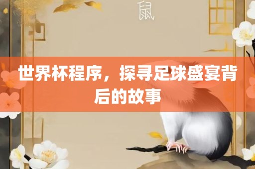 世界杯程序，探寻足球盛宴背后的故事金炬实业股份有限公司