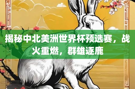 揭秘中北美洲世界杯预选赛，战火重燃，群雄逐鹿