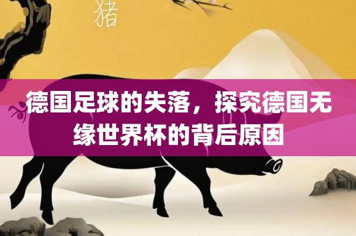 德国足球的失落，探究德国无缘世界杯的背后原因金炬实业股份有限公司