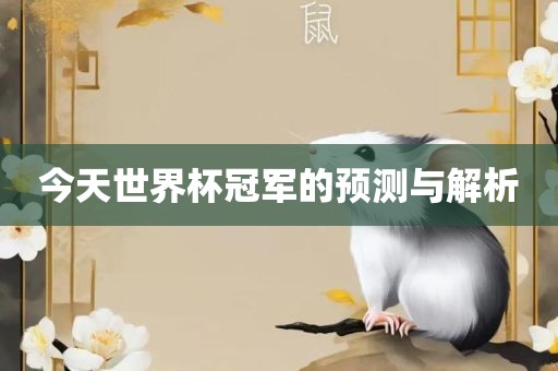 今天世界杯冠军的预测与解析金炬实业股份有限公司