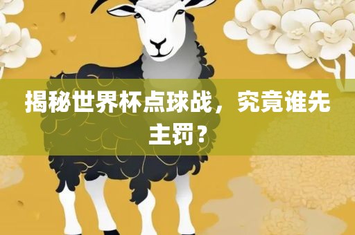 揭秘世界杯点球战，究竟谁先主罚？金炬实业股份有限公司